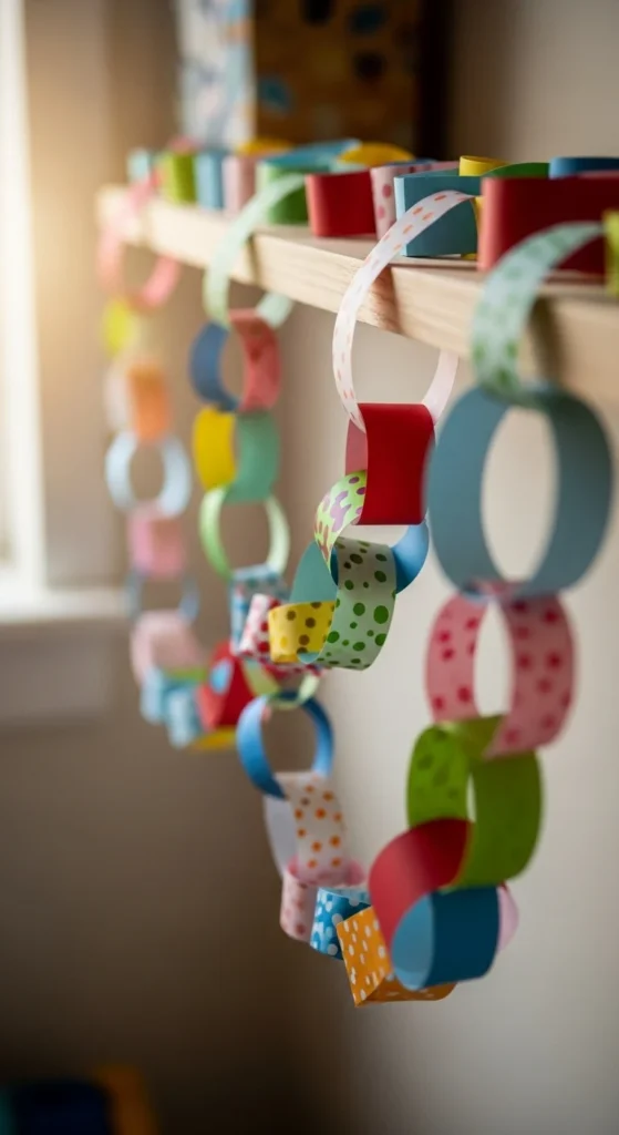 Paper Chain Wall Decor