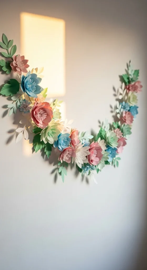 Paper Flower Garland
