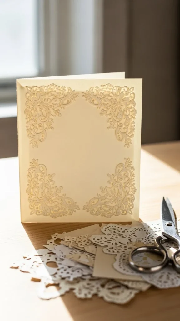 Paper Lace Edge Card