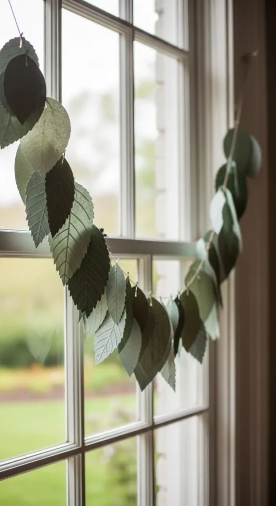 Paper Leaf Garland
