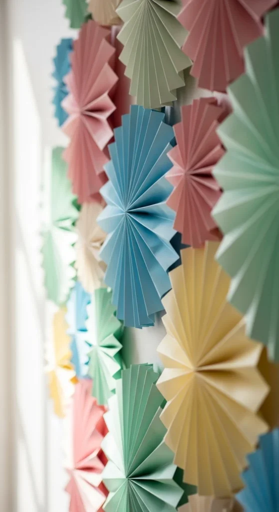 Paper Rosette Fans
