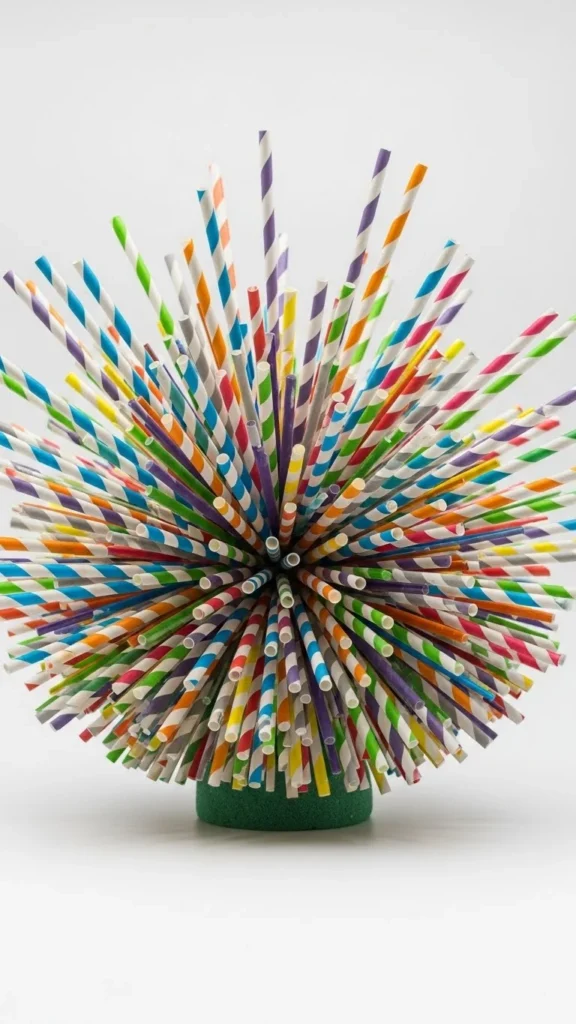 Paper Straw Starburst