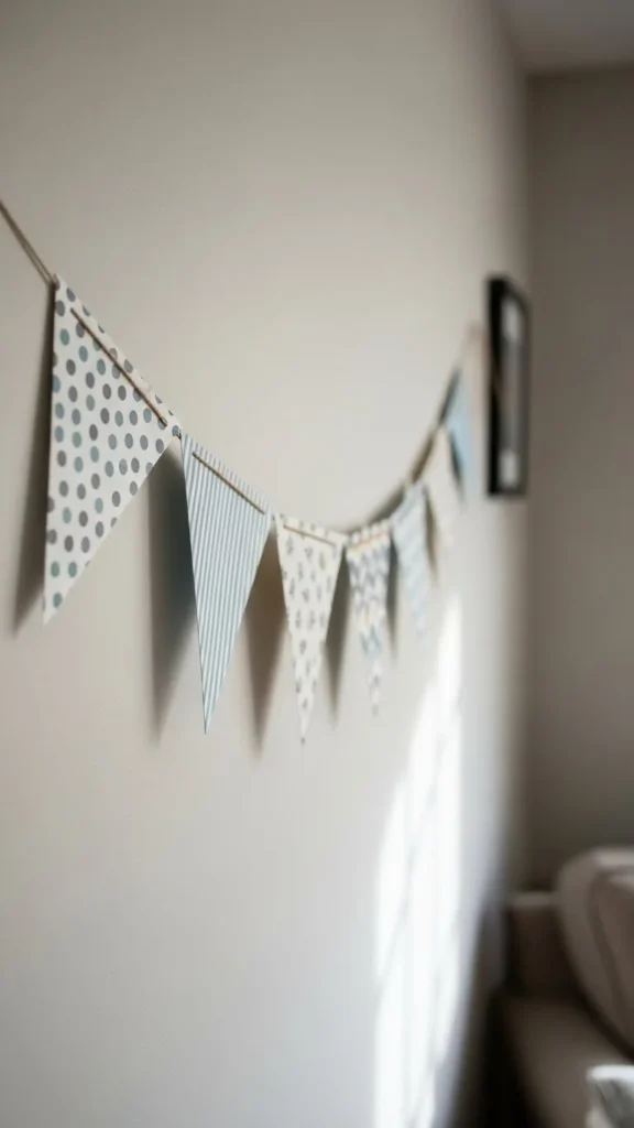 Paper Triangle Party Banner