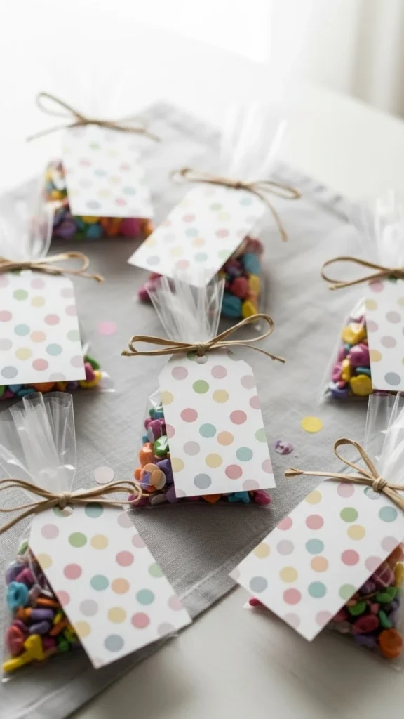 Polka Dot Favor Tags