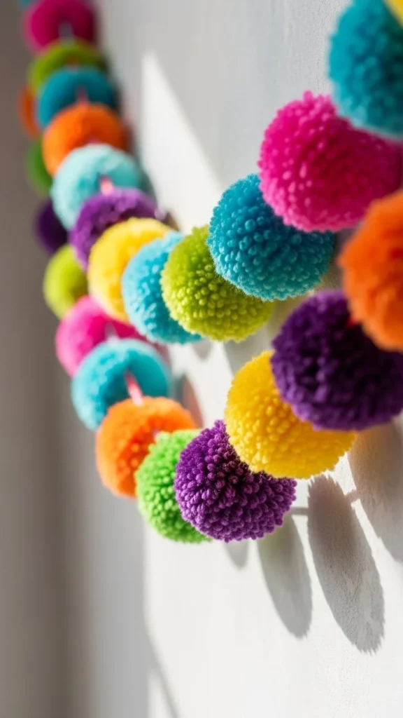 Pom-Pom String Banner