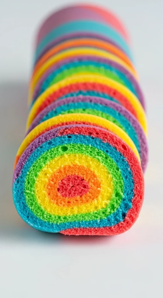 Rainbow Sponge Roll