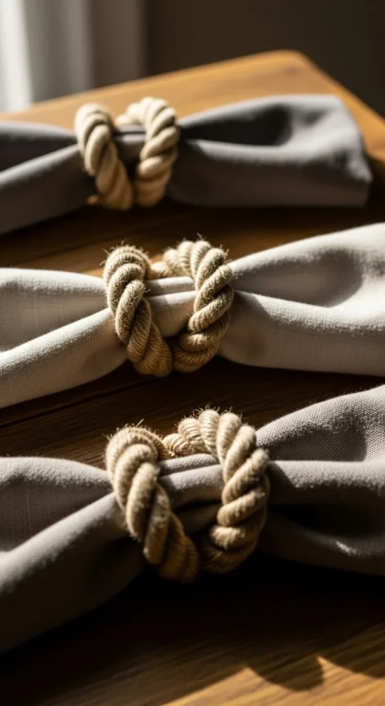 Rope Loop Napkin Rings