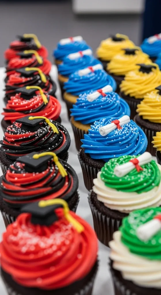 School Spirit Cupcakes