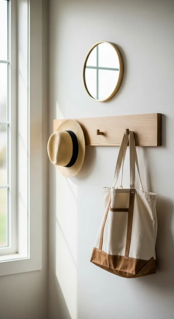 Simple Entryway Hook Board