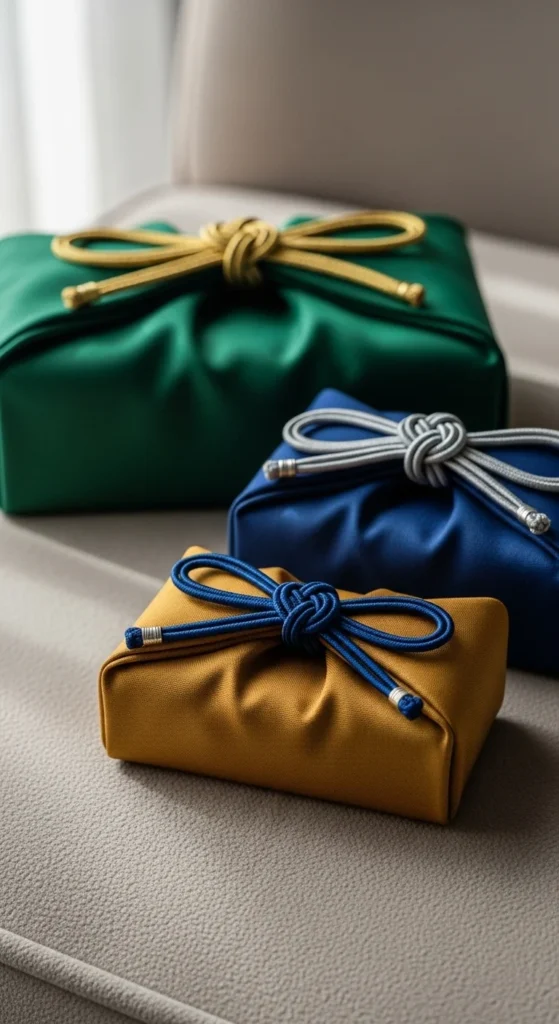  Simple Folded Fabric Wrap Bags