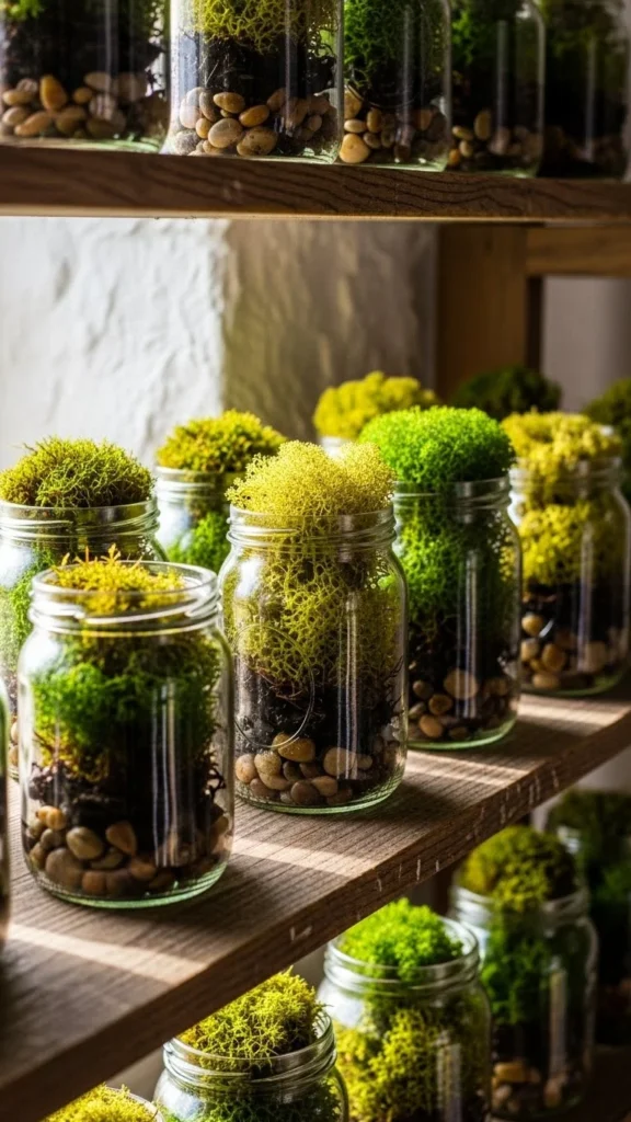Simple Moss Jar Accents