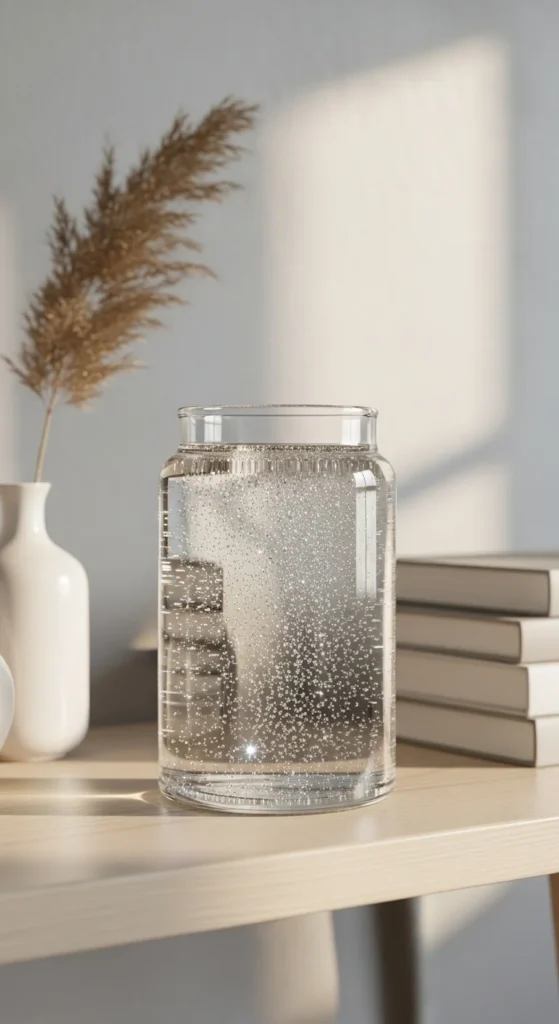 Slow-Fall Silver Calm Jar