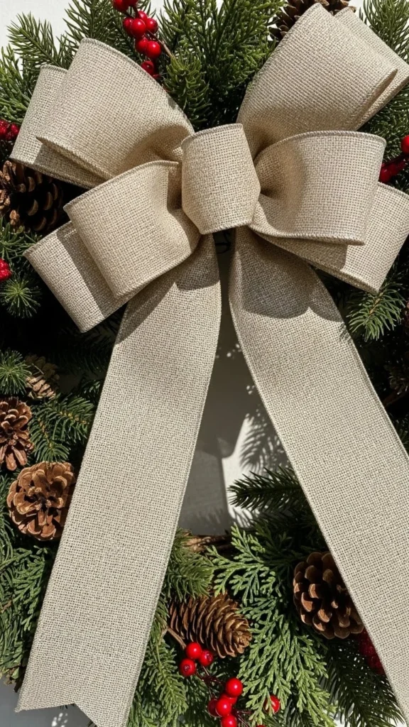 Soft Metallic Sheen Bow