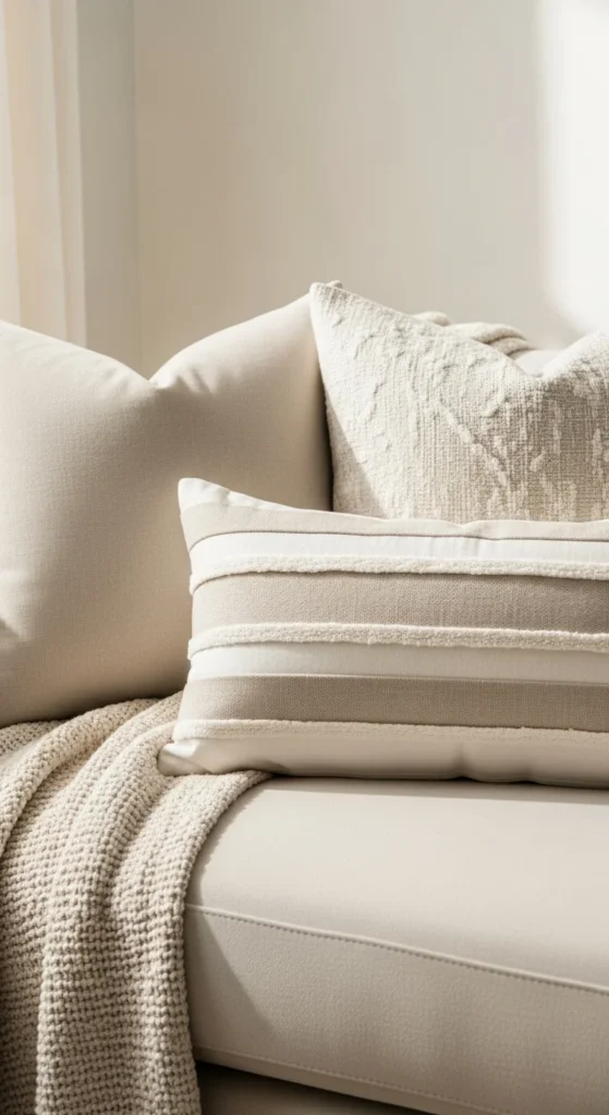 Soft Neutral Pillow Covers