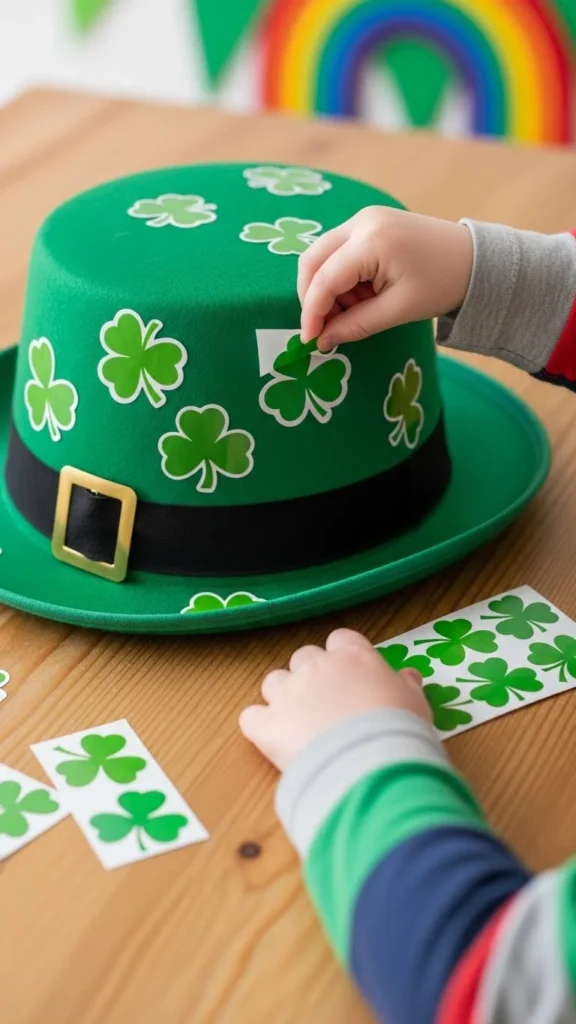 Sticker Scene Leprechaun Hat