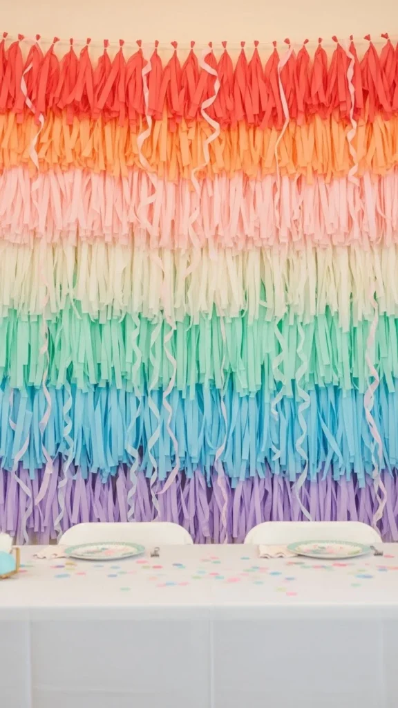 Streamer Fringe Wall