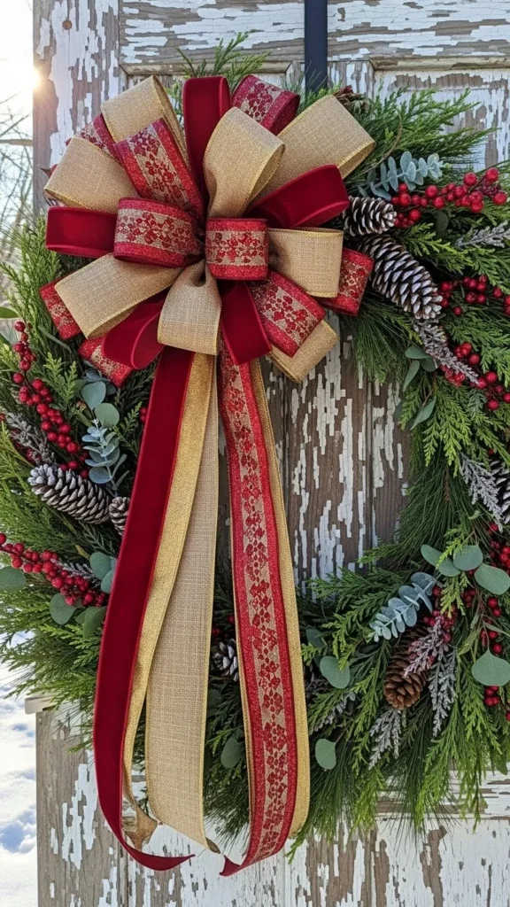 Textured Ribbon Mix Bow