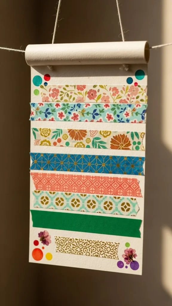 Washi Tape Paper Banner