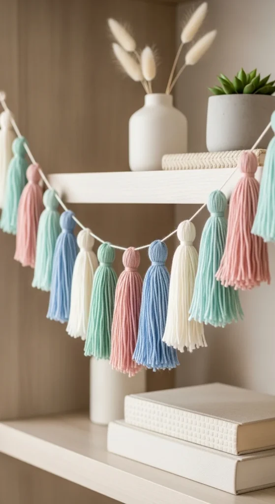Yarn Tassel Garland