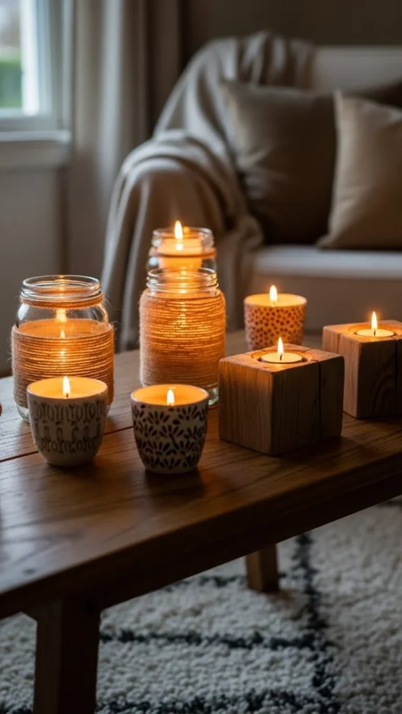 candle holder DIYs