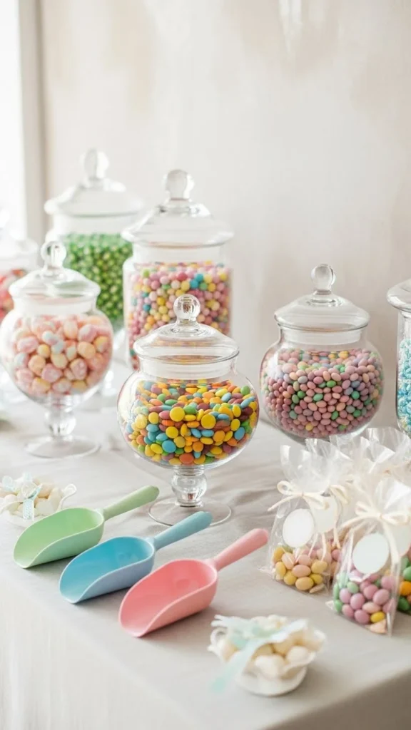 how to assemble candy buffets