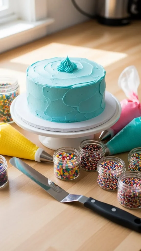 how to decorate birthday cakes