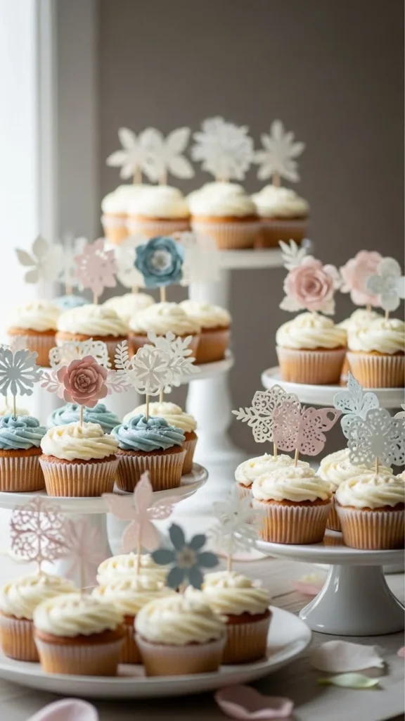 how to make cupcake toppers