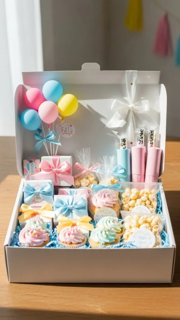 how to make themed party boxes