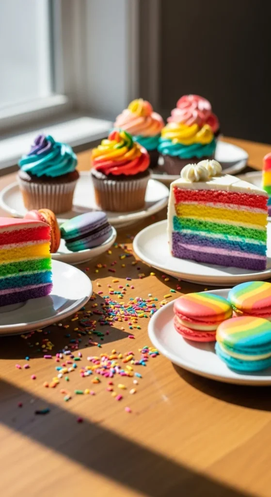 rainbow desserts