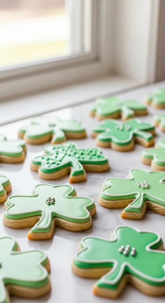 shamrock cookies