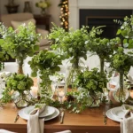 24 Fresh Green Bouquets That Elevate Holiday Tables