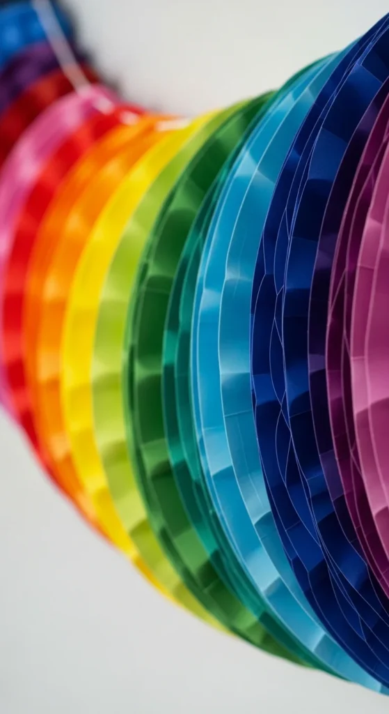 Circular Fan Paper Garland