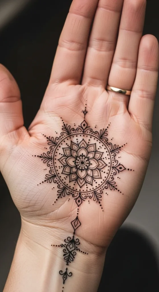 Circular Mandala Border