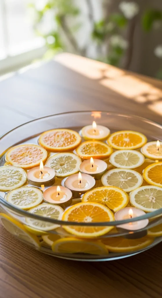 Citrus Slice Centerpieces