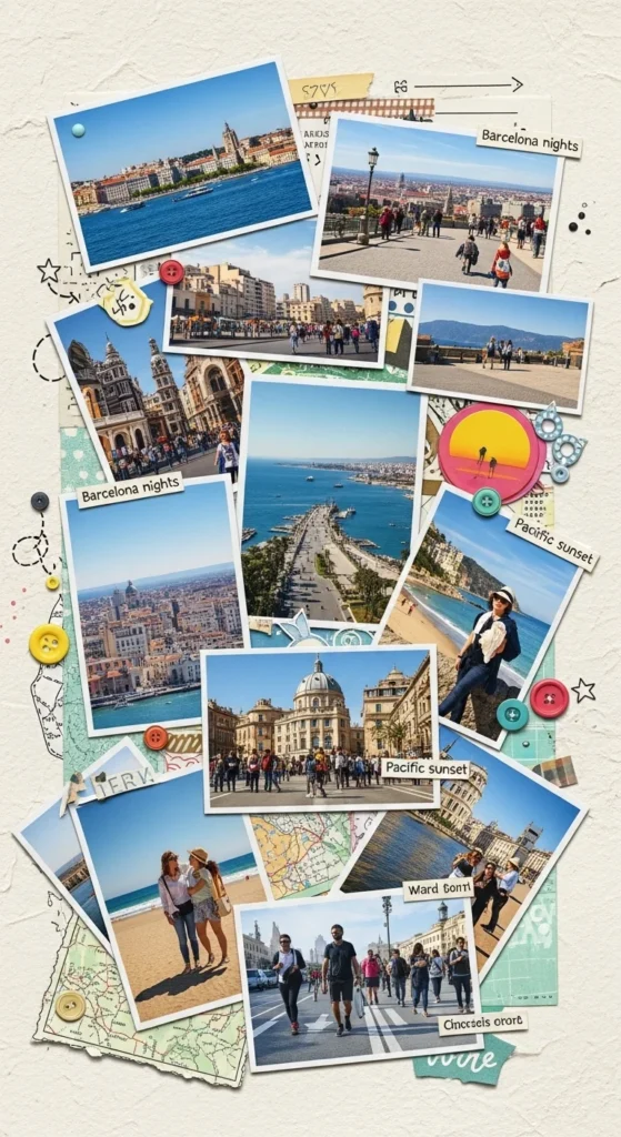 Collage Style with Overlapping Photos