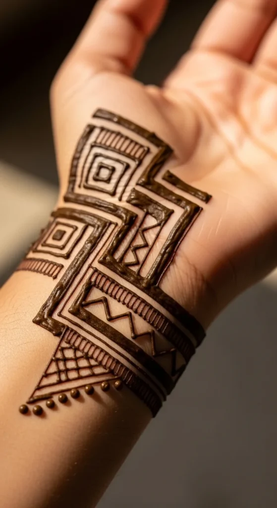 Contemporary Geometric Bracelet