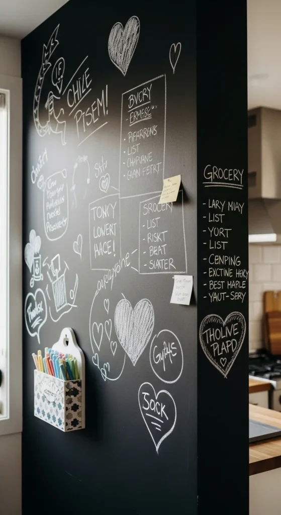 Create a Chalkboard Wall Section