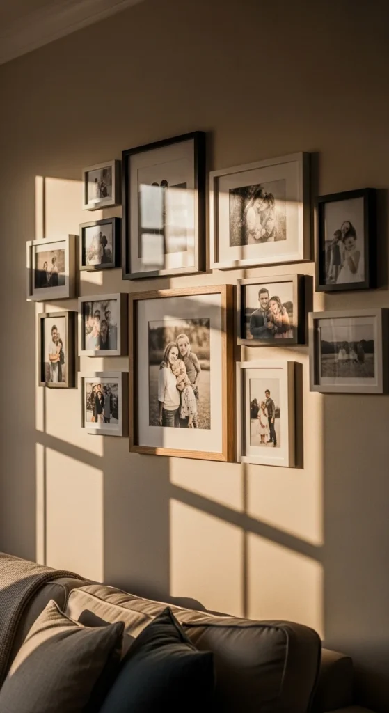Create a Gallery Wall with Family Photos