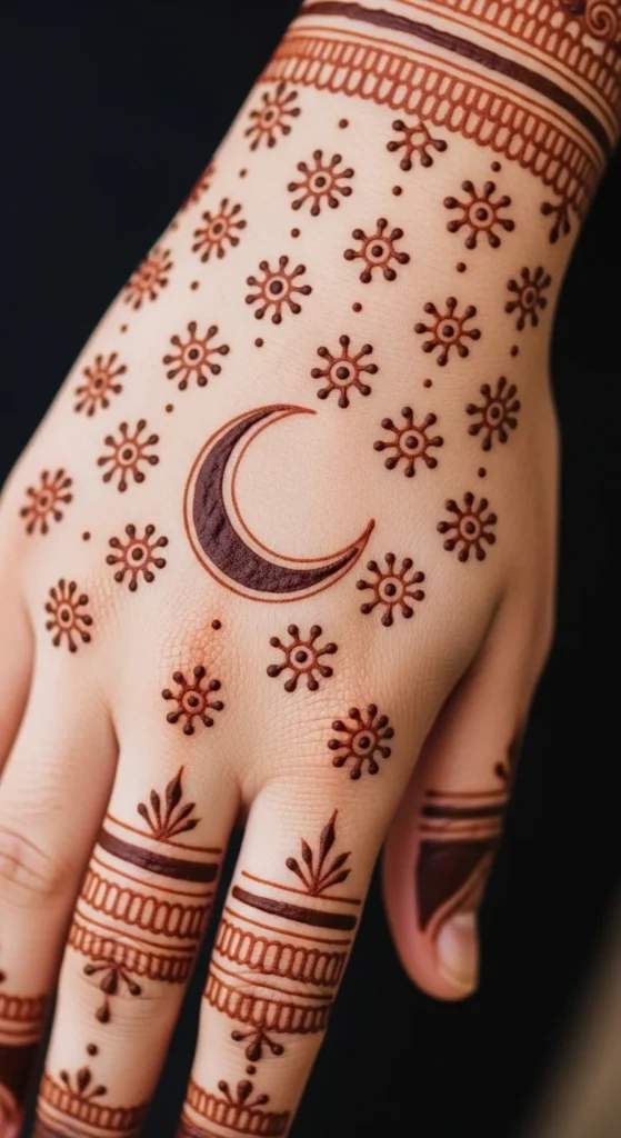 Crescent Moon and Stars