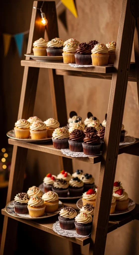 Cupcake Ladder Shelf
