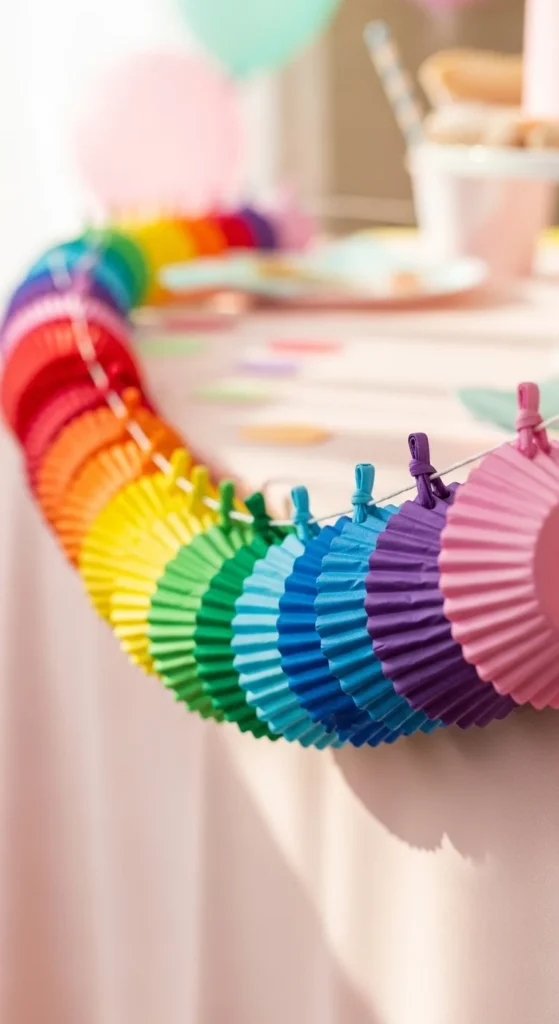 DIY Cupcake Liner Garland