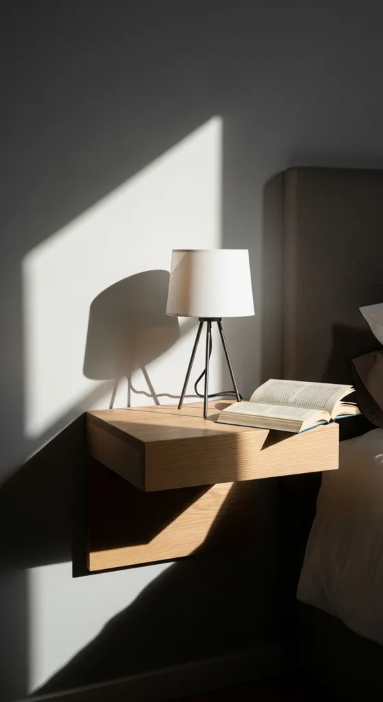 DIY Floating Nightstand