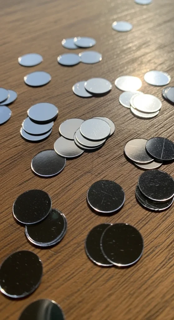 DIY Foil Circle Confetti