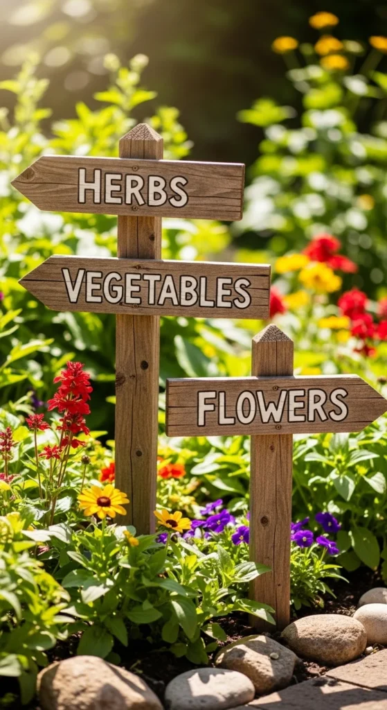 DIY Garden Signposts