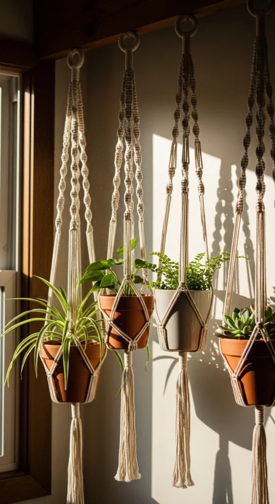 DIY Macramé Plant Hangers