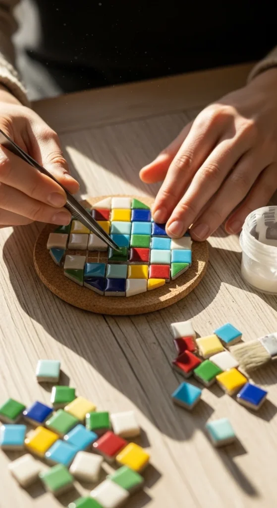DIY Mosaic Coasters