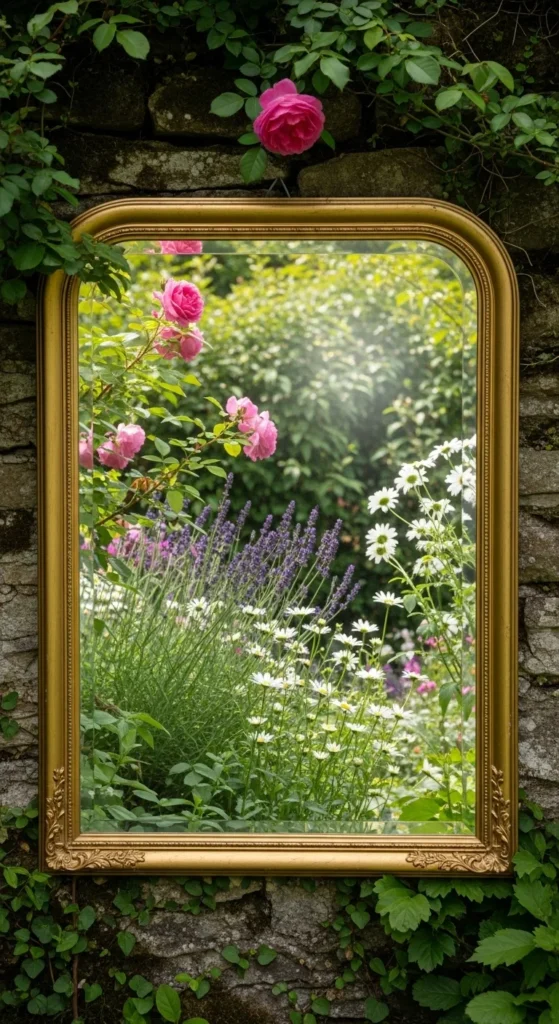 DIY Outdoor Mirror