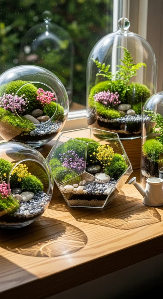 DIY Spring Terrariums