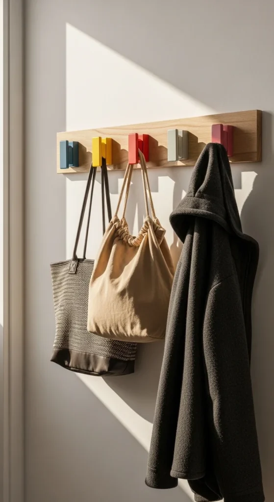 DIY Wall Hooks for Organization