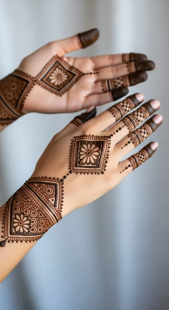 Diamond-Inspired Hand Design